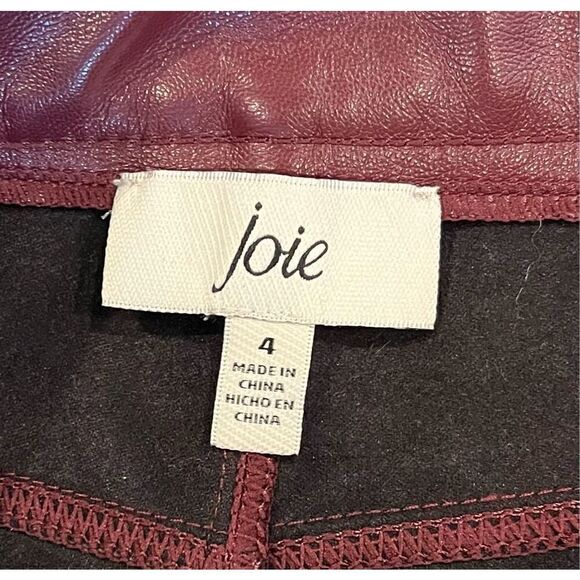 Joie Limited Edition Ladies Pant Burgundy - Picture 4 of 4